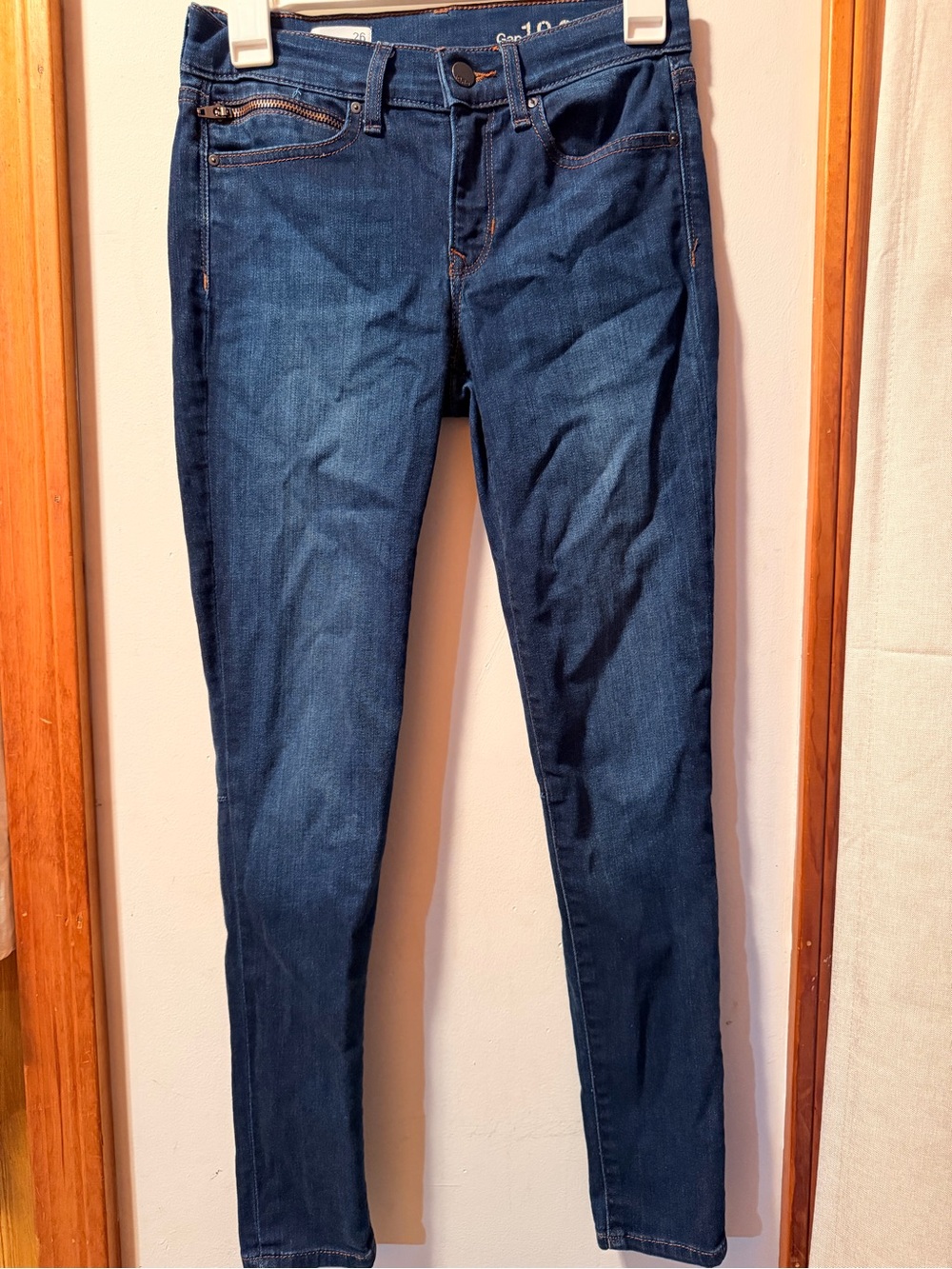 Gap Zipper Accent Skinny Jeans Size 26